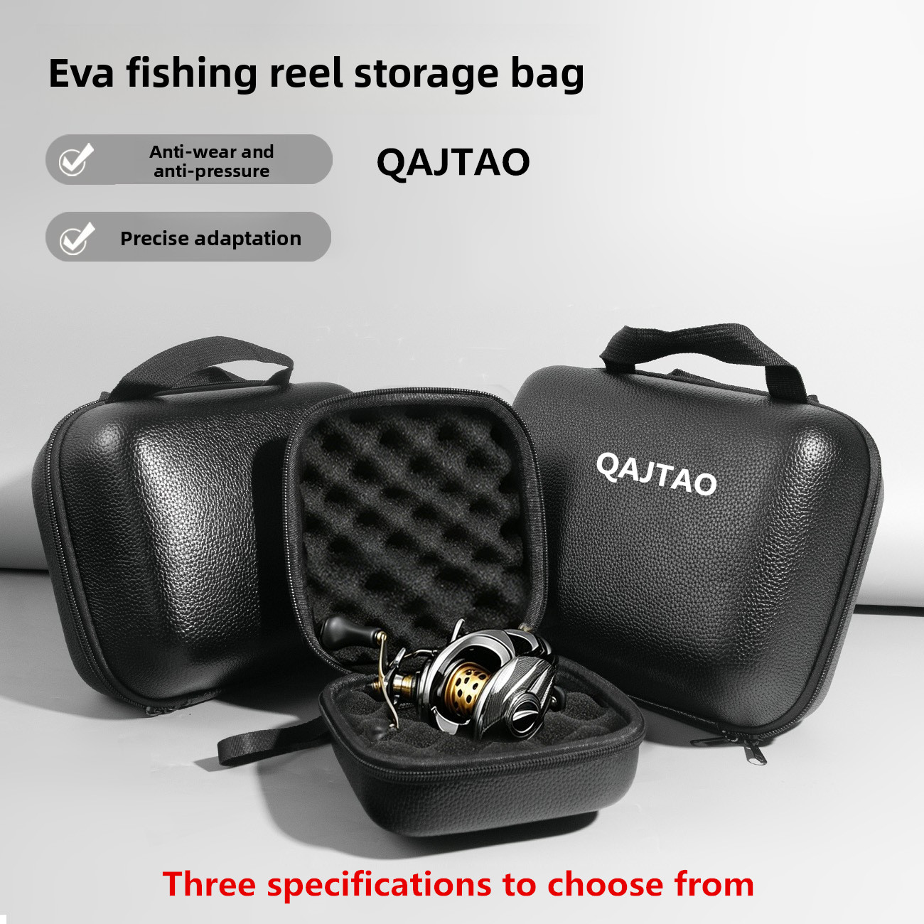 QAJTAO Deri Balıkçılık Makaras - Fish Finder Case incelemesi ve fiyatı